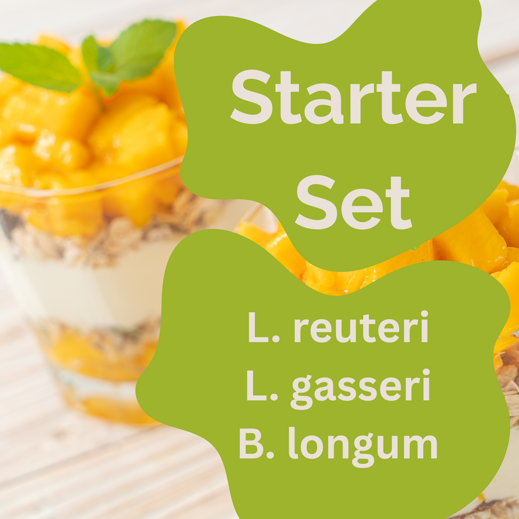 Bộ khởi đầu „Slim Gut" | L. reuteri, L. gasseri, B. longum-sữa chua